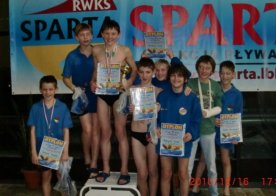 Mikołajkowe Mistrzostwa RWKS SPARTA w pływaniu.