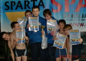 Mikołajkowe Mistrzostwa RWKS SPARTA w pływaniu.