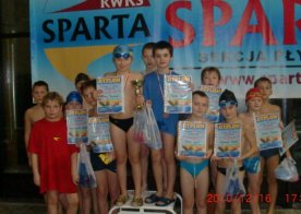Mikołajkowe Mistrzostwa RWKS SPARTA w pływaniu.