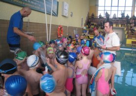 Mikołajkowe Mistrzostwa RWKS SPARTA w pływaniu.