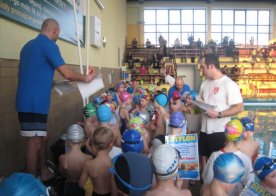 Mikołajkowe Mistrzostwa RWKS SPARTA w pływaniu.