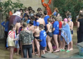 Mikołajkowe Mistrzostwa RWKS SPARTA w pływaniu.